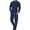 Navy, variant on Dpjklzsn Men's Corduroy 2 Piece Outfit Set, Collared Button Pullover Shirt with Drawstring Cargo Pants and Pockets