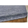 thumbnail image 6 of Feizy Lennox Modern Abstract, Blue/Ivory, 5' x 8' Area Rug Sheen Handmade Casual Solid Design Carpet for Living Dining Bed Room, 6 of 8