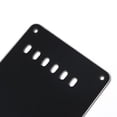 thumbnail image 3 of Placa trasera de la cubierta de la cavidad del trémolo de la guitarra eléctrica de 6 agujeros para ST SQ (negro), 3 of 6