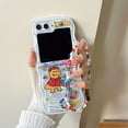 thumbnail image 4 of For Samsung Galaxy Z Flip 5 4 3 Phone Cases Cute Cartoon Dinosaur Wave Tpu Soft Back Cover For Samsung ZFlip5 ZFlip4 5G ZFlip3, 4 of 5