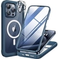 thumbnail image 2 of Miracase Funda magnética para iPhone 15 Pro Max de 6,7 pulgadas [Compatible con Magsafe] Funda militar de cuerpo completo a prueba de caídas para iPhone 15 ProMax con protector de pantalla de vidrio t, 2 of 3