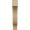 thumbnail image 2 of 5"W x 10"D x 30"H Thin Newport Rough Cedar Woodgrain TimberThane Corbel, Primed Tan, 2 of 6