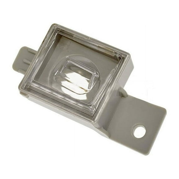 Right License Lamp Lense - Compatible with 2015 - 2025 GMC Sierra 2500 HD 2016 2017 2018 2019 2020 2021 2022 2023 2024