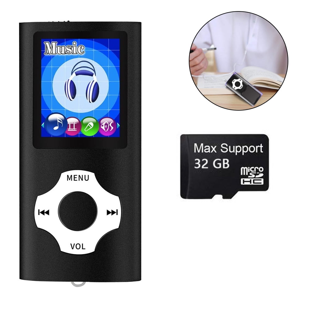 Mp3 Player,Music Player with a 16 GB Memory Card Portable Digital Music Player/Video/Voice Record/FM Radio/E-Book Reader/Photo Viewer/1.8 LCD 