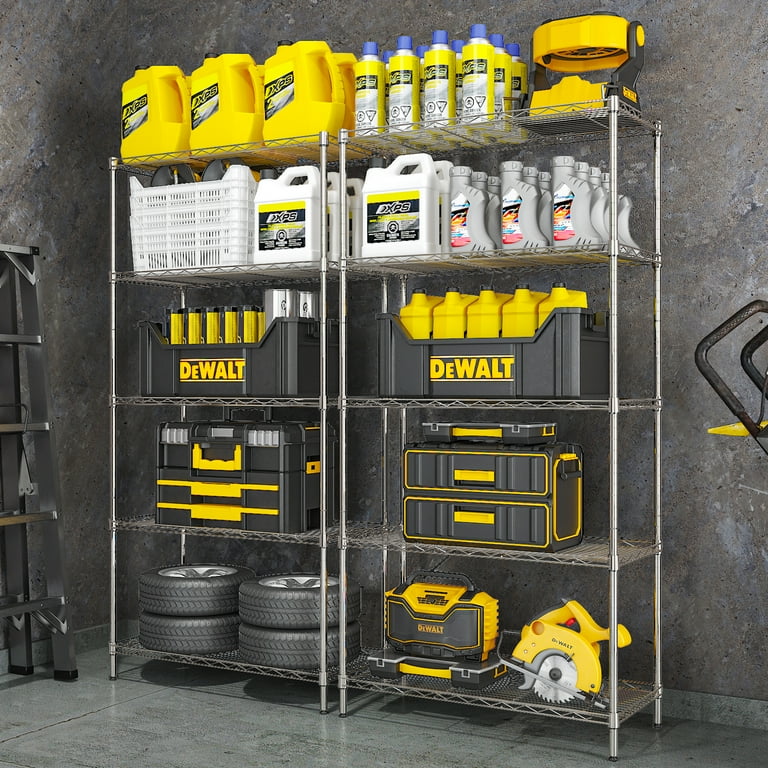 Ktaxon 5-Tier Wire Shelving Unit, Steel Storage Rack for Garage