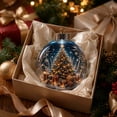 thumbnail image 4 of Clearance Clear Christmas Tree Balls 3.15 Inch, Lighted Christmas Tree Scene Ornament, Glowing Acrylic Tree Bulb for Home, Christmas Gift, 4 of 6