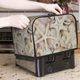 thumbnail image 7 of Sikiie Starfishes On Seashells Toaster Covers 2 Slice Dustproof Toaster Cover Bread Machine Cover, Dustproof Cover - 11.4" x 7.5" x 7.9", 7 of 7