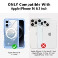 thumbnail image 2 of Casetego for iPhone 16 Magnetic Case,[Compatible with MagSafe] Full Body Shockproof with Built-in Screen Protector Drop Protective Phone Cover,Blue, 2 of 8