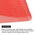 thumbnail image 4 of 120 cm/46,8 Pulgadas Malla Tela Ligeramente Elástico para Mochila Bolsillo y Correas, Red Ropa, Red Bolsa, Compras Bolsa Naranja Roja 2 Yardas, 4 of 7