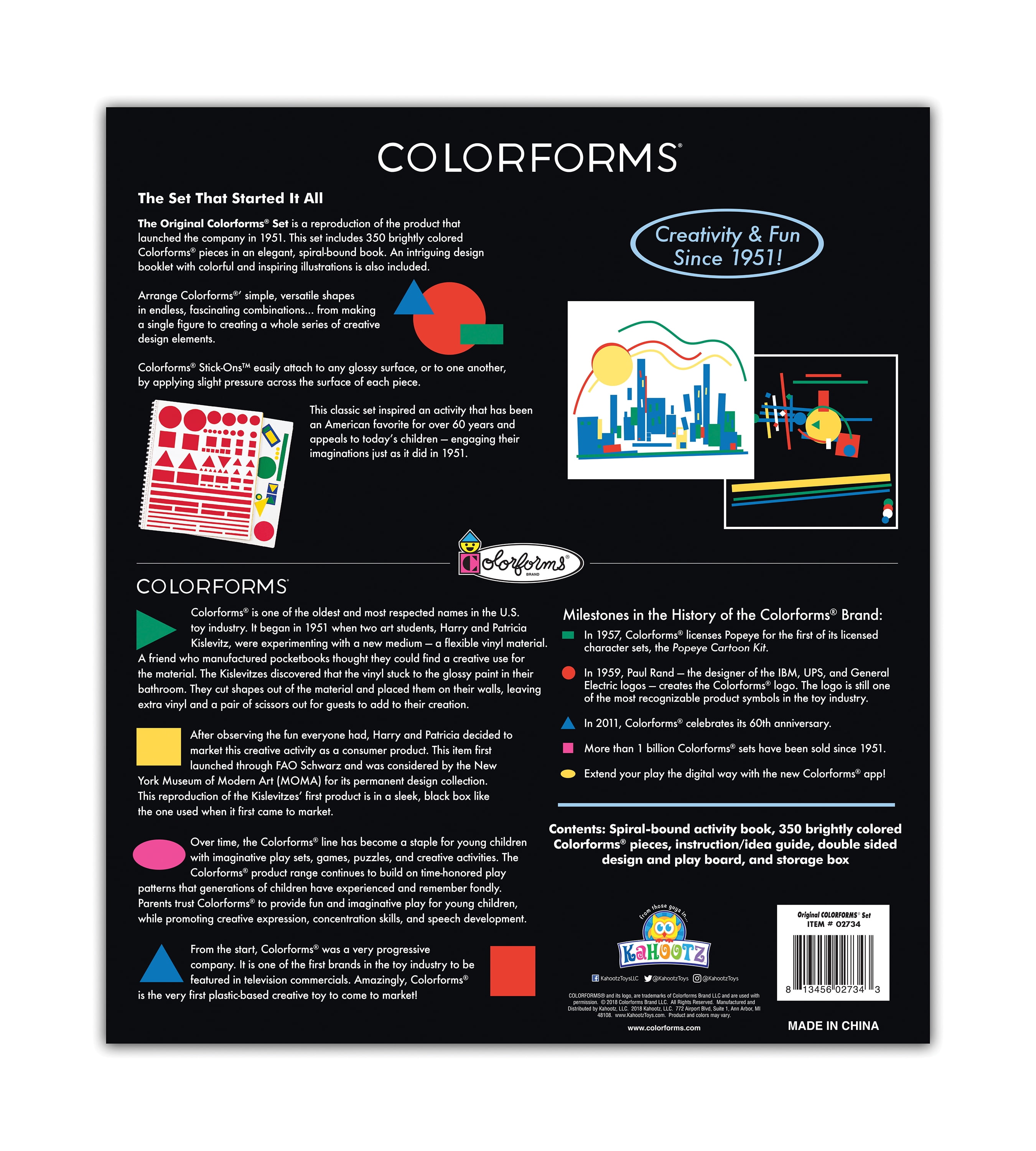 The Original Classic Colorforms®Set - The Good Play Guide