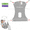 Gray, variant on EZ Assistive Universal Full Body Patient Lift Sling with Commode Opening, Mesh Transfer Sling for Lifting and Transfers, 500 lb Capacity, Large, Gray