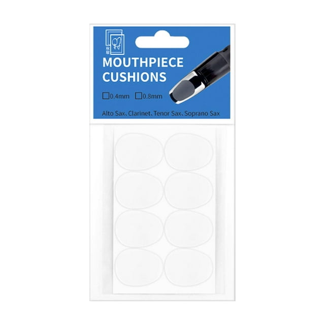 BELOVING Embout Buccal Coussin Musical Fournitures Portable Anti Glissement Saxophone Patchs Blanc Grand