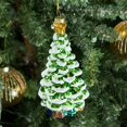 thumbnail image 2 of Christmas Tree Simulated Glass Tree Hanging Decoration Realistic & for Creative Xmas Tree Ornament Holiday Decor new arrival, 2 of 6