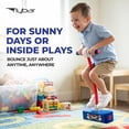 thumbnail image 5 of Flybar My First Foam Pogo Jumper for Kids, Screen-Free Active Foam Pogo Stick w/ Squeak, Indoor Outdoor Bungee Hopper Toy for Balance & Coordination, Bouncy, Supports 250 lbs, Baseball, Ages 3+, 5 of 7