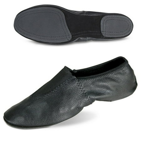 

Danshuz Girls Black Soft Leather Upper Gymnastic Shoes 3 Kids