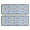 Blue Background Dinosaur, variant on Kitchen Rugs Sets Of 2,BlackWhite Origami Dinosaurs Tribal Pattern Anti Fatigue Kitchen Mat Rugs Non Slip Washable,Decorative Kitchen Floor Mats for Kitchen,Sink,Laundry,17"x47"+17"x47"
