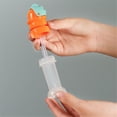 thumbnail image 6 of Kids Water Bottle Spout Conversion Cap with Straw,Reusable Children Beverage Water Bottle Straw Lid,Flip Top Universal Spout Lid Converter,Spill-Proof Replacement Top (Blue&Orange), 6 of 8