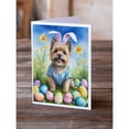 thumbnail image 2 of Cairn Terrier Easter Egg Hunt Greeting Cards Pack of 8 7 in x 5 in, 2 of 3
