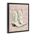 thumbnail image 3 of Stupell Industries Bohemian Cowgirl Boots in White Black Floating Frame Canvas Art, 17 x 21, by Lettered and Lined, 3 of 8