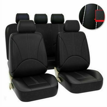 Car Seat Covers Full Set,9pcs Leather Seat Covers,For Toyota Rav4 Nissan Rogue Chevy Equinox Prius Frontier