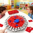 thumbnail image 4 of Juguete de Rompecabezas, Juego de Mesa de Rompecabezas del Alfabeto Español, Juego de Ajedrez para Fiestas de 2 a 8 Personas, El Mejor Regalo de Vacaciones para Niños y Niñas, 4 of 5