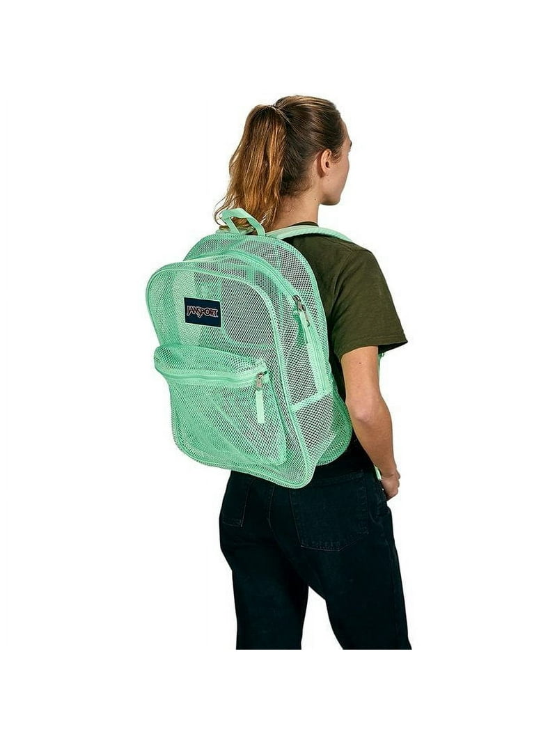 Jansport Mesh Pack Backpack - Mint Chip Green - Walmart.com