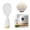 White, variant on Tumbler Stick Rice Spoon Household Easy To Spoon Kitchen Can Stand Without Damaging The Pot Rice Spoon Outdoor Table Setting for 4 Placement Mats for Dining Table for Small Table Set Indoor Plate Mat