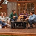 thumbnail image 5 of 32" Heavy Duty Fire Pit Table with with Metal Fireplaces for Outdoor Heating, Entertaining and Picnic, Camping Fire Pit Table with Spark Screen Lid, 5 of 9