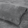 thumbnail image 2 of 3 Pieces Sherpa Fleece Fitted Sheet Full,1 Deep Pocket Fitted Sheet and 2 Piece Pillowcases Grey, 2 of 8