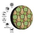thumbnail image 4 of Naloa Fruits 1 PVC Leather Spare Tire Wheel Cover for Car Truck SUV Camper Trailer Universal Fit many size14 inch, 4 of 6