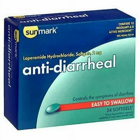 Sunmark Anti-Diarrheal Softgels - 24 ct, Pack of 1