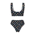 thumbnail image 6 of Rocae Fast Food for Bikini Set for Women Two Piece Sexy High Swimsuits Split Crossover Bikini XX-Large, 6 of 9
