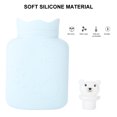 thumbnail image 3 of Bolsa De Botella De Agua Caliente De Silicona Suave Con Patrón De Oso Lindo, Bolsa De Agua De Cuidado Frío/Calor Con Cubierta De Punto (Azul) Unbranded JM13262-01, 3 of 6
