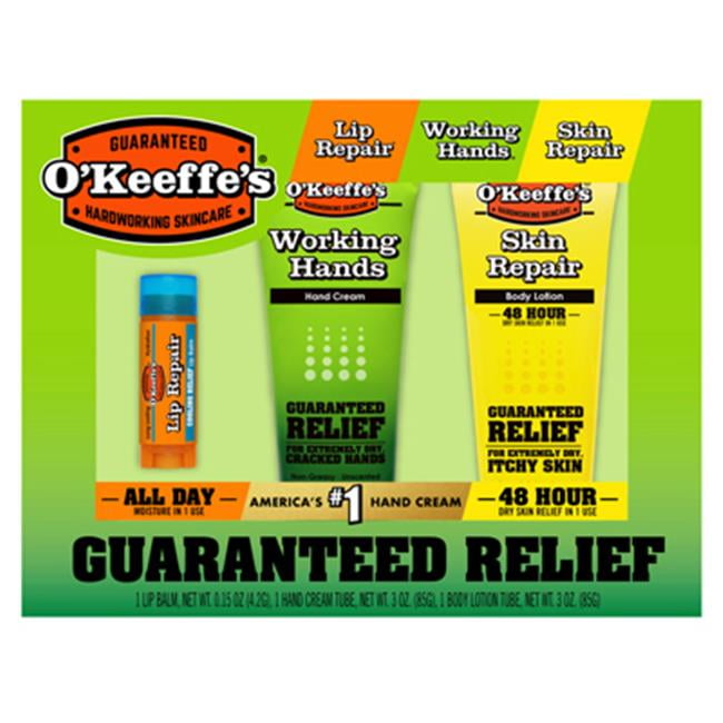 Gorilla Glue 246115 Working Hands Tube Skin Repair Tube & Lip Relief Gift Box - Pack of 3