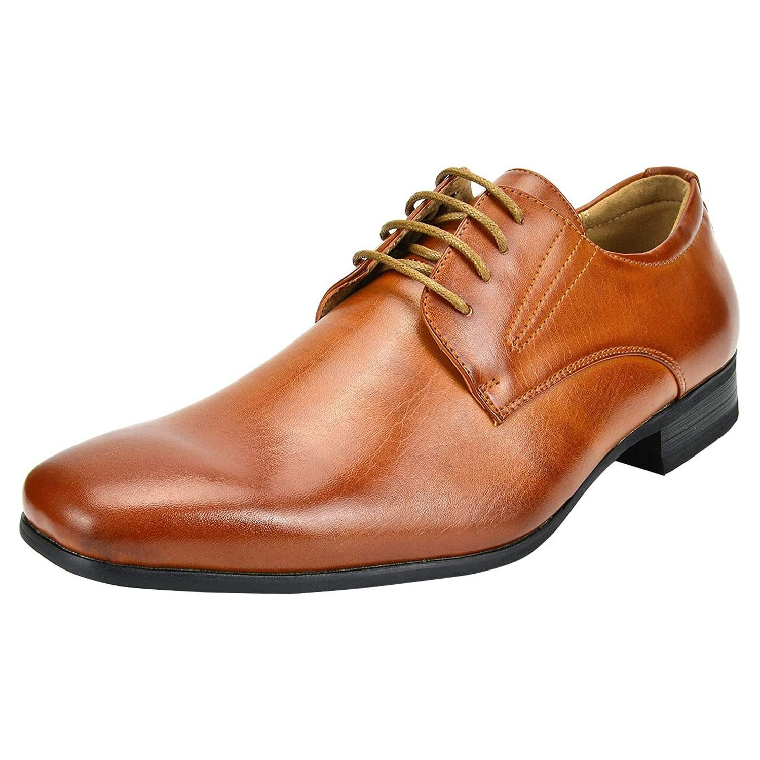 Bruno Marc Moda Italy Men's Prince Classic Modern Formal Oxford Wingtip Lace Up Dress Shoes 6.5-15 Brogue Oxford Shoes Prince-3 Brown Size 10