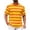 Yellow, variant on Mens Striped T-Shirts with Short Sleeve Casual Crewneck Basic Shirt Color Block Stretch Summer Beach Tees Big and Tall Size M-4XL Yellow