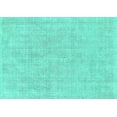 thumbnail image 1 of Ahgly Company Indoor Rectangle Oriental Turquoise Blue Industrial Area Rugs, 7' x 10', 1 of 4