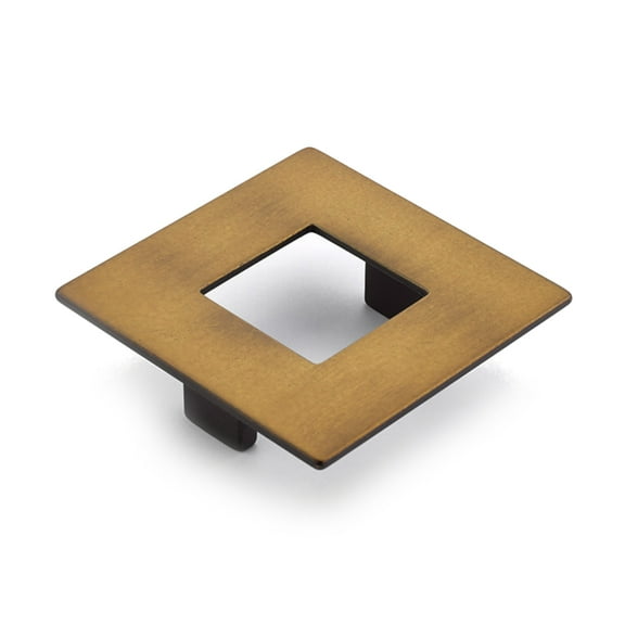 Schaub And Company 443 Finestrino 2-1/2" Center To Center Modern Hollow Square Finger