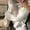 Beige, variant on Cozy Oversized Solid Color Knit Cardigan Sweater For Women Long Sleeve Casual Knit Outerwear Acrylic Cardigan Shaker Zip Front Cardigan Womens Fall Clothes Short Sleeve Cardigan Women Clothes Women