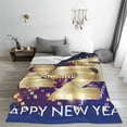 thumbnail image 5 of Pofeuu 2025 New Year 1 Print Ultra-Soft Micro Fleece Blanket,for Bed Or Sofa,All Season Throw Blankets Flannel Blanket-80"x60", 5 of 7