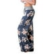 Pantalon Large à Imprimé Floral Pyjama Décontracté pour Femmes – image 5 sur 7