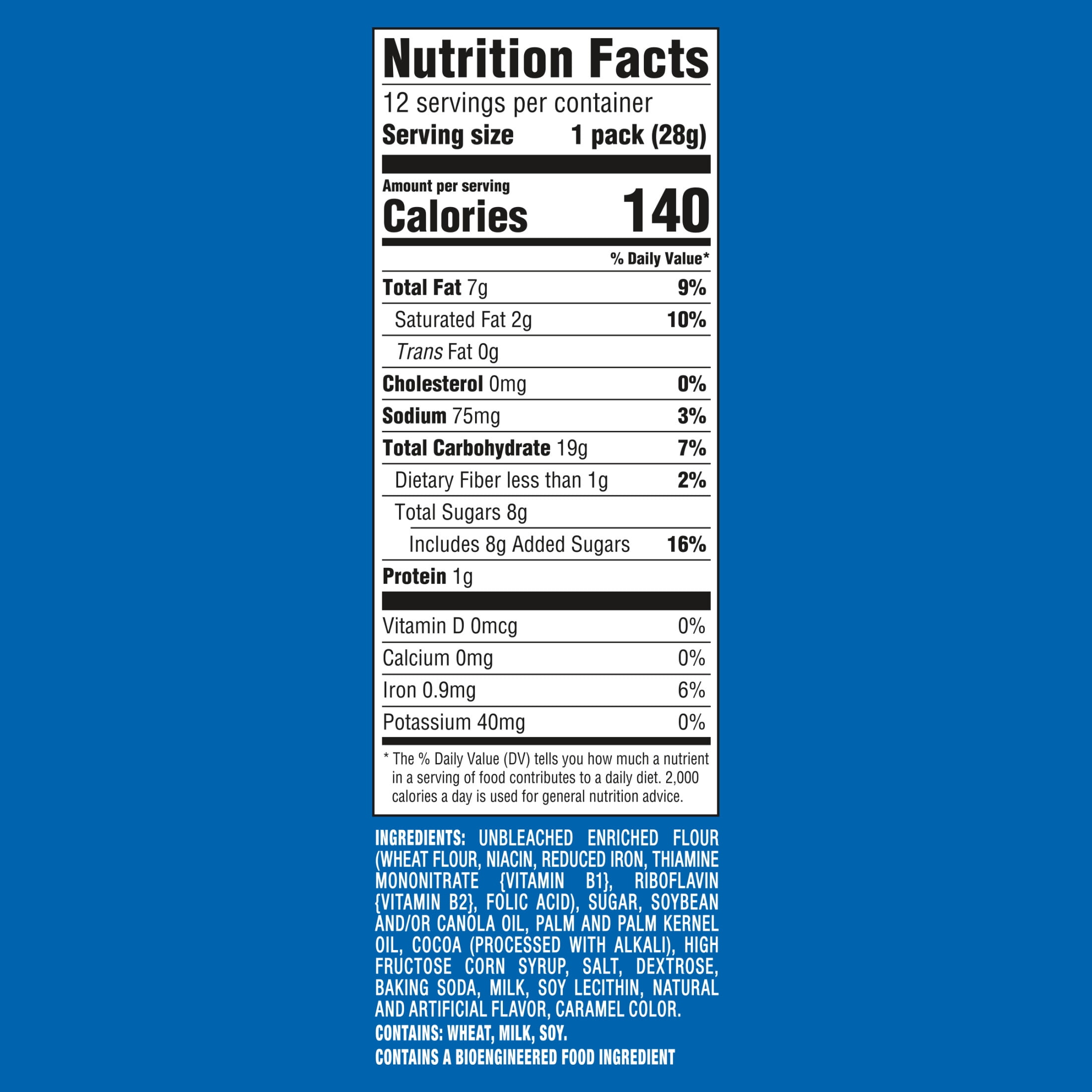 CHIPS AHOY! Mini Original Chocolate Chip Cookies, 12 Snack Packs