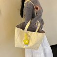thumbnail image 4 of Hsqqdc Large Canvas Tote Bag, Lightweight Star Spot Shoulder Handbag for Work Travel, 4 of 7