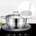 thumbnail image 3 of Heat Diffuser For Glass Cooktop, Stainless Steel Induction Adapter With Removable Handle, 24Cm, Even Heat Distribution And Cost Saving Solution For Your Kitchen, 3 of 5