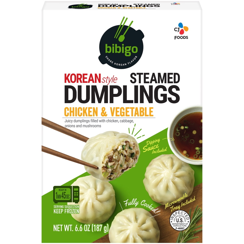 Bibigo Frozen Steamed Dumplings, 1.1 kg