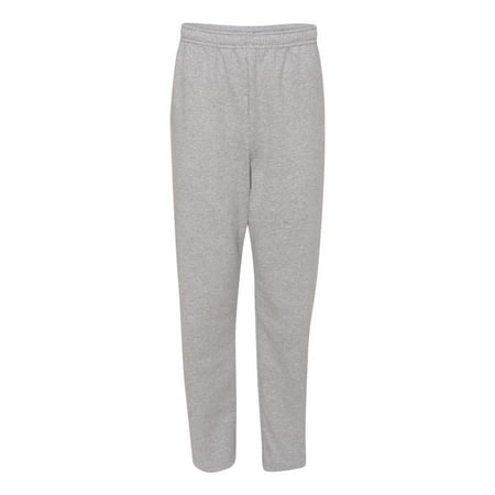 open bottom fleece sweatpants