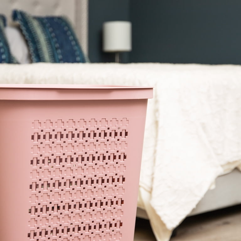 Mind Reader Slim Tapered Laundry Hamper with Lid, Clothes Basket