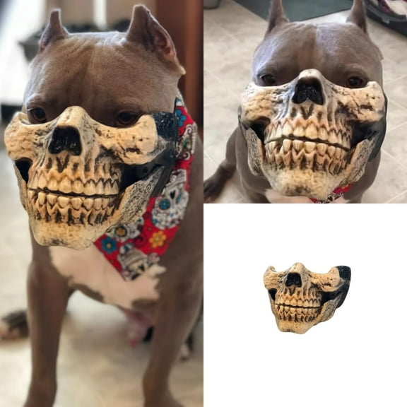 EcoNest Realistic For Small & Medium Dogs Gothic Pet Costume Accessory Perfect Parties & Photo Shoots Unique For Dog Lovers