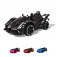 thumbnail image 1 of Montable Eléctrico The Baby Shop - go kart eléctrico, control remoto, 12v, luz, sonido Negro -, 1 of 6