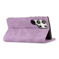 thumbnail image 6 of Allytech Magnetic Case for Samsung Galaxy S23 Ultra, [3 Card Slots] [1 Cash Slots] Slim PU Leather Shockproof Camera Lens Protection Kickstand Magnetic Closure Luxury Case for Women Men - Purple, 6 of 7